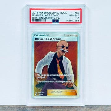 Pokémon Graded card - Blaine’s Last Stand 69 – Pokémon - PSA