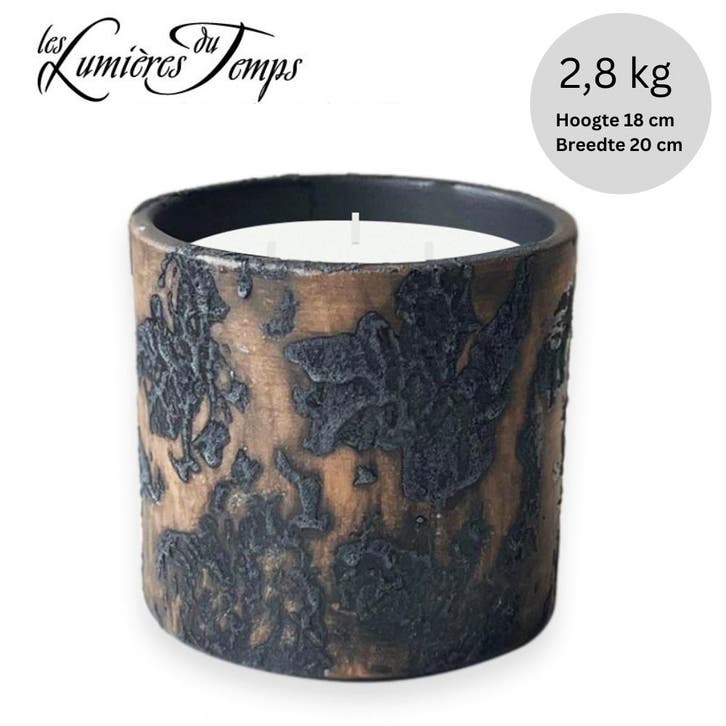 Geurkaars Lisboa Ambre Noire - 2,8 kg - Les Lumières du, Sport en Fitness, Gezondheidsproducten en Wellness, Ophalen of Verzenden