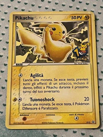 Pokémon - 2 Card - Pikachu 012; 8/132 Carte promo - Various