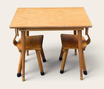 Schilte IJsselstein - Vintage Schoolmeubilair -