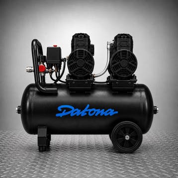 Datona Stille compressor 50L - Olievrij en verrijdbaar -, Ophalen of Verzenden, Nieuw