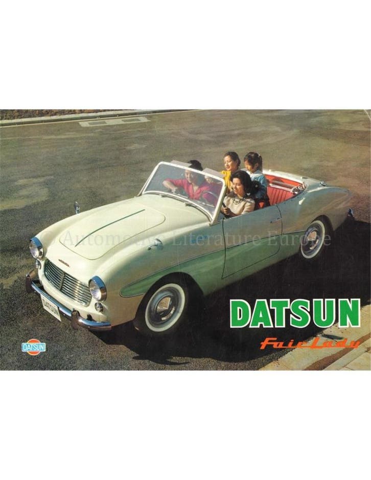 1962 DATSUN FAIRLADY BROCHURE ENGELS, Livres, Autos | Brochures & Magazines