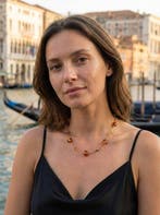 24 carats - verre de Murano, Or jaune - Collier - verre avec, Antiquités & Art