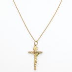 Collier avec pendentif - 18 carats Or jaune, Bijoux, Sacs & Beauté