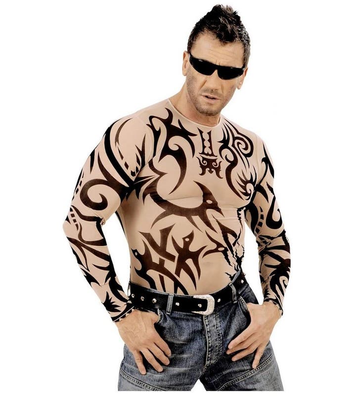 Shirt Tattoo Doorns, Vêtements | Hommes, Costumes de carnaval & Vêtements de fête, Envoi