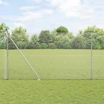 vidaXL gelast draadhek met grondpennen 50 x 1,6 m, Verzenden, Nieuw