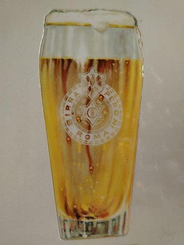 Birra Peroni - 1960s - Reclamebord - Plastic, Aluminium