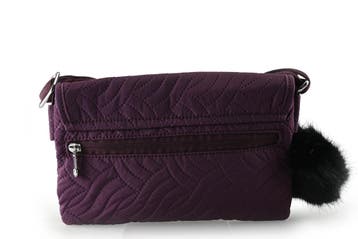 Kipling Schoudertas Paars, Verzenden, Zo goed als nieuw, Paars