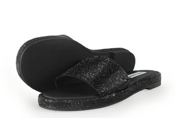 Steve Madden Muiltjes in maat 37½ Zwart, Kleding | Dames, Schoenen, Verzenden, Zwart, Steve Madden, Zo goed als nieuw