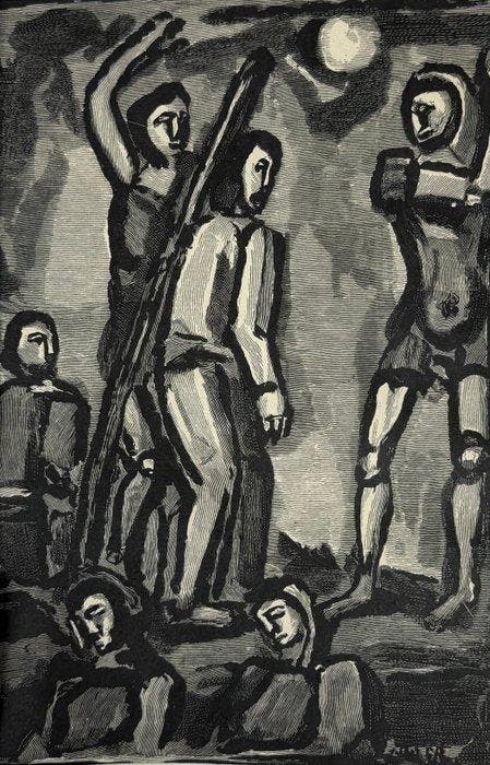 Georges Rouault (1817-1958) - Le Tombeau, Antiek en Kunst, Antiek | Overige Antiek