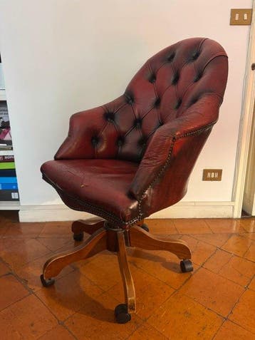 Fauteuil - Cuir - Chesterfield