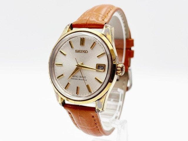 Seiko - King Seiko Diashock 25 Jewels - Sans prix de réserve, Handtassen en Accessoires, Horloges | Antiek
