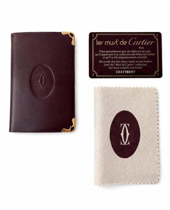 Must de Cartier Miniature Notebook - 1970, Collections, Articles de fumeurs, Briquets & Boîtes d'allumettes