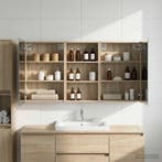 vidaXL Badkamerkast set 3 pcs 140 x 14,5 x 70 cm Bewerkt, Verzenden, Nieuw