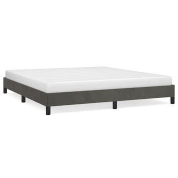 Donkergrijs bedframe 160x200 | OP = OP voor deze prijs!, Gebruikt, Verzenden, Tweepersoons, 200 cm