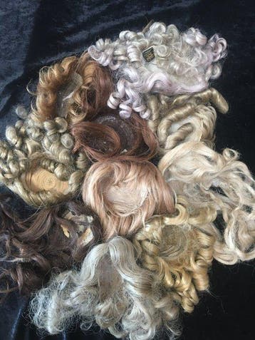 Diverse merken - Poupée 10 prachtige poppenpruiken, deels