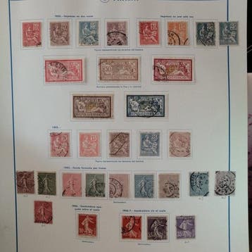 France 1900/1941 - Collection avec Orphelins, caisses