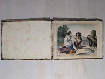 Unbekannt - Französisches Bilder- und Sammelalbum mit