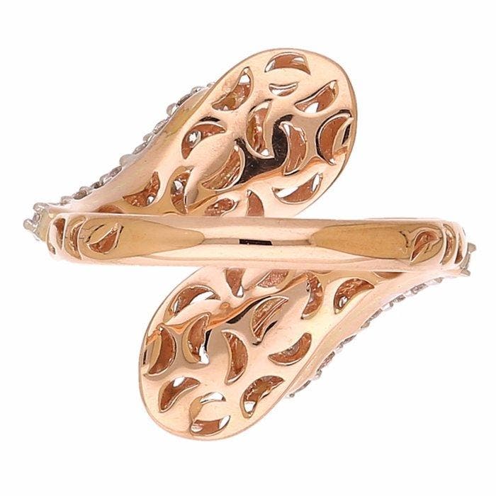 Ring - 18 karaat Roségoud - 0.61ct. tw. Diamant (Natuurlijk), Bijoux, Sacs & Beauté, Bagues