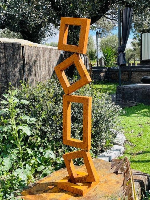 Ana Lucia B.M - Sculpture Corten - XL, Antiquités & Art, Art | Objets design