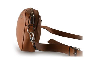Guess Schoudertas Cognac, Handtassen en Accessoires, Tassen | Damestassen, Verzenden, Gebruikt