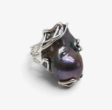 Perle - Argent 925 - Bague - perla edison