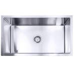 Lendo Online Spoelbak 74×44 cm RVS Zilver – Inbouw & Opbouw, Huis en Inrichting, Verzenden, Nieuw