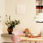 Wandklok - Fritz Hansen - - Katoenpapier / Wandpapier -