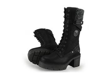 Mustang Snowboots in maat 37 Zwart, Verzenden, Zwart, Snowboots, Zo goed als nieuw