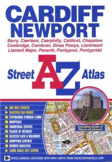Cardiff and Newport A-Z Street Atlas 9781843488668 A-Z Maps, Verzenden, Gelezen, A-Z Maps