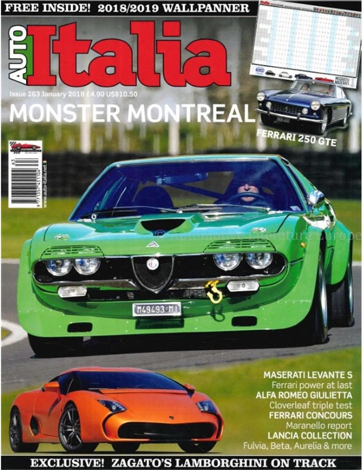 2018 AUTO ITALIA MAGAZINE 263 ENGELS, Livres, Autos | Brochures & Magazines