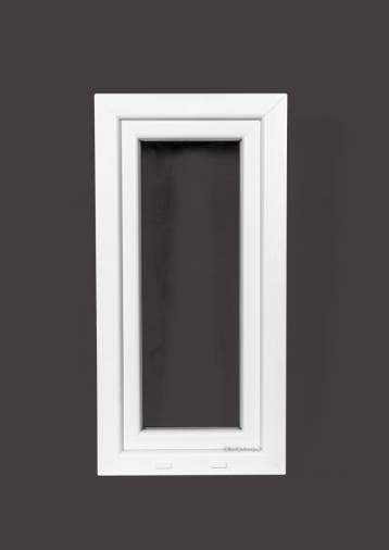 PVC raam draai kiep b50xh110 cm wit, Ophalen of Verzenden, Gevelraam of Ruit