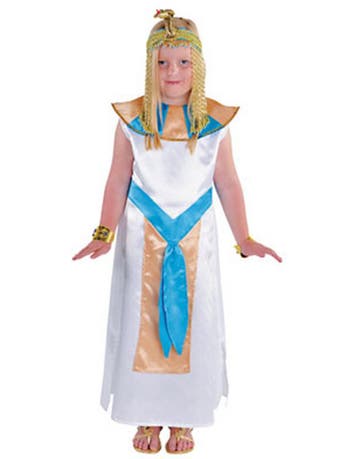 Cleopatra egyptische verkleed  jurk kind, Hobby en Vrije tijd, Ophalen of Verzenden, Nieuw