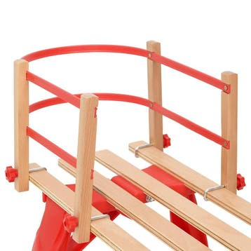 vidaXL Rugleuning voor slee multiplex rood, Enfants & Bébés, Jouets | Extérieur | Traîneaux, Verzenden