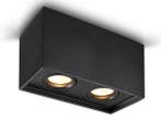 Veiling - 4x GU10 Opbouwspot Armatuur dual fittingen zwart k
