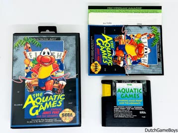 Sega Genesis - The Aquatic Games - Starring James Pond And T, Games en Spelcomputers, Verzenden, Gebruikt