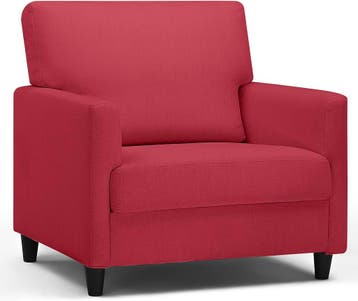 Fauteuil met armleuning - Relaxfauteuil - Relaxstoel -Rood -, Huis en Inrichting, Verzenden, Nieuw