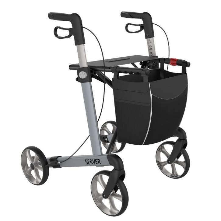 Rehasense Server lichtgewicht rollator STANDARD - Ice blue, Divers, Déambulateurs, Enlèvement ou Envoi