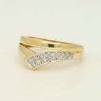 Bague - 18 carats Or jaune - 0.23ct. tw. Diamant (Naturelle), Nieuw