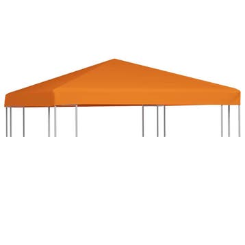 vidaXL Prieeldak 310 g/m² 3x3 m oranje, Verzenden