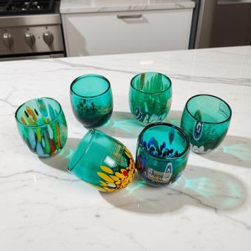 MurArt - Drinkset (6) - Glas - Murrine Millefiori