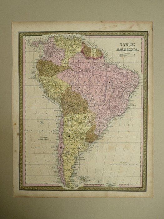 Zuid-Amerika - Venezuela / Ecuador / Brazilië / Argentinië;, Boeken, Atlassen en Landkaarten