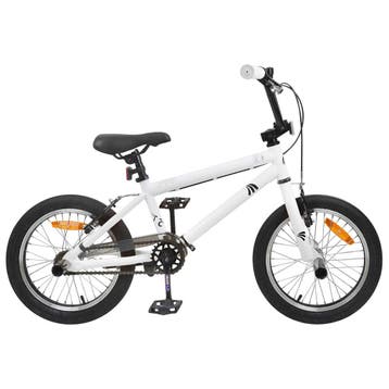 vidaXL BMX Fiets 20 Inch voor kinderen ouder dan 9 jaar Wit, Fietsen en Brommers, Verzenden, Nieuw