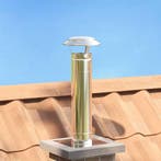 vidaXL Rain Cover Schoorsteen Zilver 20 x 20 x 18 cm, Verzenden, Nieuw