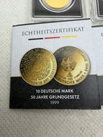 Tsjaad. 3000 Francs ND 10 + 5 Deutsche Mark oro (.999) 2, Postzegels en Munten, Munten | Europa | Niet-Euromunten