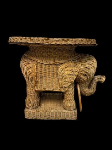 Table dappoint - Rotin - Rotin tressé Olifant