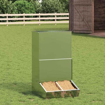 vidaXL Varkensvoeder Zilver 55 x 51 x 91,5 cm 20 kg Gegevens, Verzenden, Nieuw