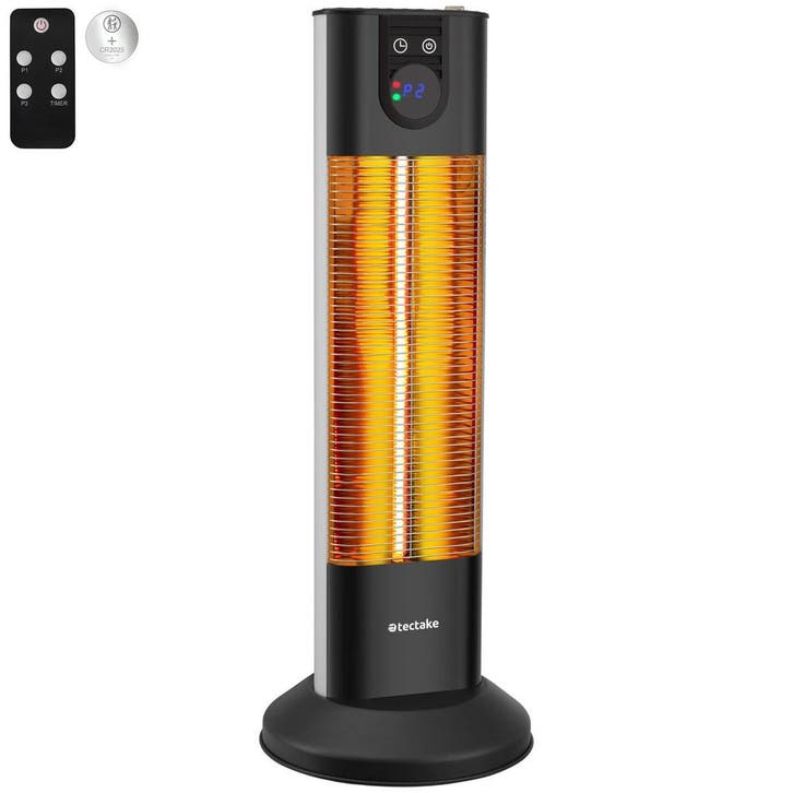 tectake Infraroodstraler Solaris Terra 1500W met timerfuncti, Autos : Pièces & Accessoires, Climatisation & Chauffage, Envoi