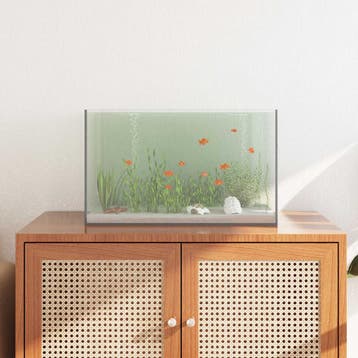 vidaXL Aquarium met opslag Doorzichtig 50 x 30 x 30 cm Glas, Dieren en Toebehoren, Vissen | Aquaria en Toebehoren, Verzenden, Nieuw