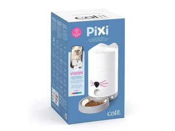 Catit PIXI Vision - Slimme kattenvoederautomaat - Ingebouwde, Verzenden, Zo goed als nieuw